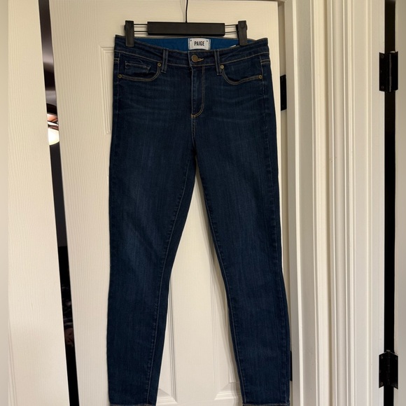 Paige Skinny Jeans Hoxton Ankle Medium Wash Size 28 - Picture 1 of 8